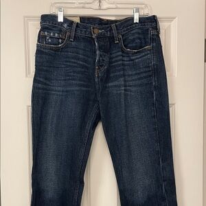 Hollister Dark Blue Straight Jeans